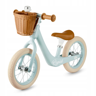 Retro balančný bicykel, ľahké jazdecké doplnky RAPID 2 Kinderkraft Green